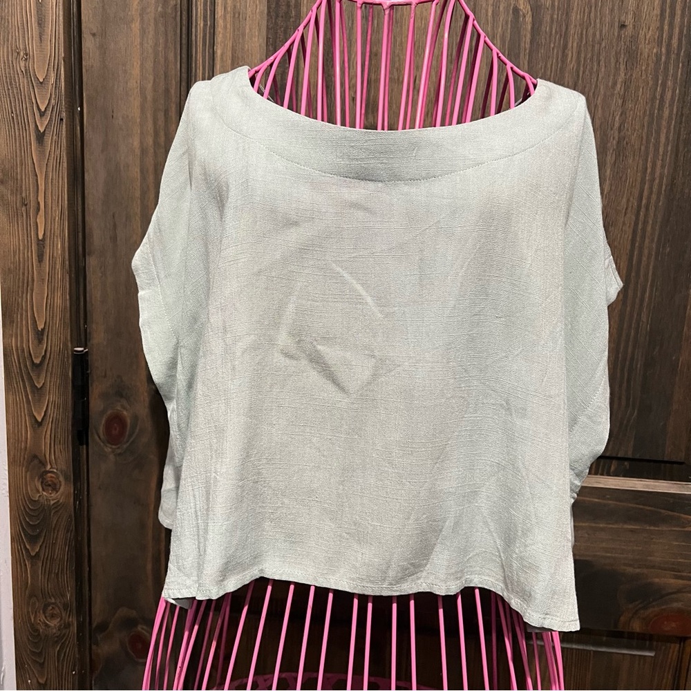 Altar'd State Sage Green Top